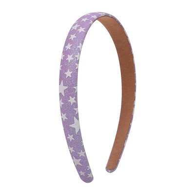 1 ks svietiace jednorožcové čelenky pre dievčatá, farebné trblietavé hviezdicové vzory, detské darčeky do vlasov, vlasové doplnky