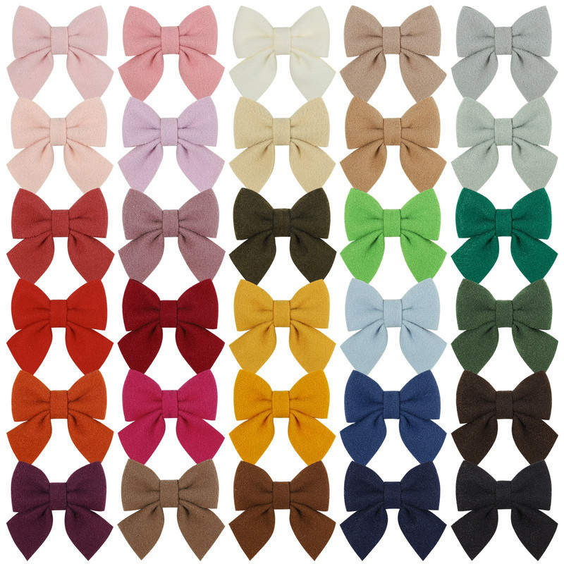 10 db 2,75'', egyszínű, csípős hajkapcsok kislányoknak, kézzel készített hajtűk, fejfedők, gyerekeknek hajkiegészítők nagykereskedelme