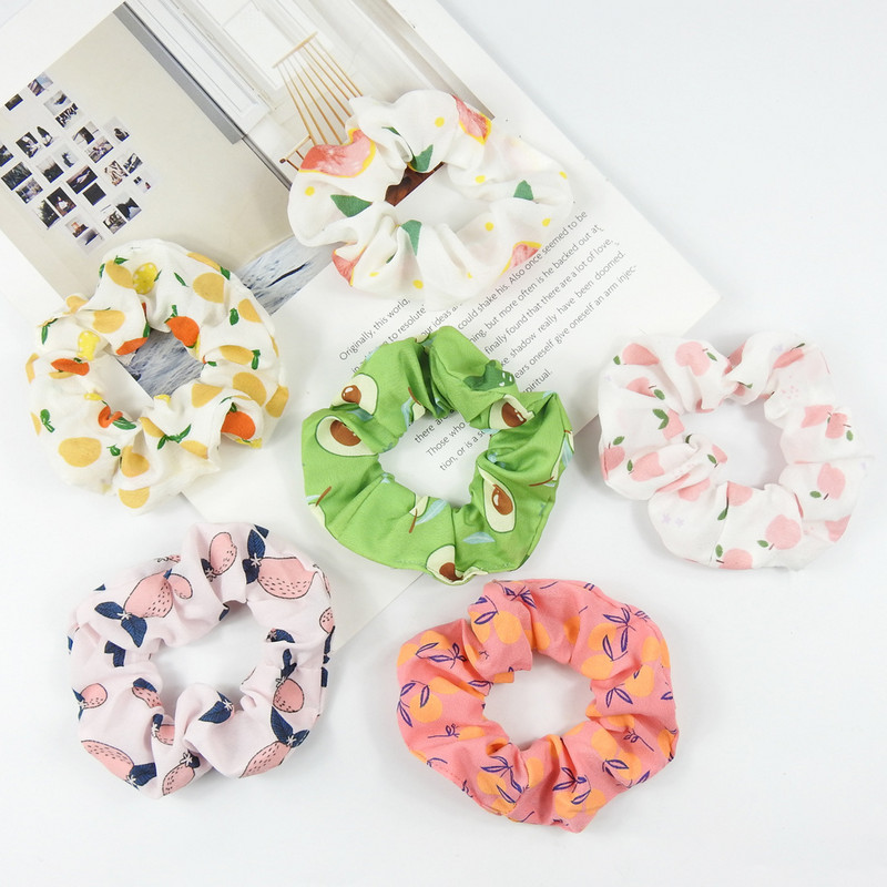10 kom./pak. Rezilice s voćnim uzorkom za djevojčice Gumice za kosu Držač za rep Gumice za kosu Dodaci
