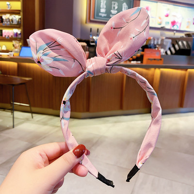 2023 Coreeană drăguț urechi de iepure pentru copii bentiță pentru cap pentru fete pentru copii, pentru cap de păr, cu cerc, accesorii pentru banda, pentru călci, ornamente
