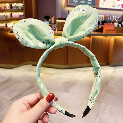 2023 Coreeană drăguț urechi de iepure pentru copii bentiță pentru cap pentru fete pentru copii, pentru cap de păr, cu cerc, accesorii pentru banda, pentru călci, ornamente