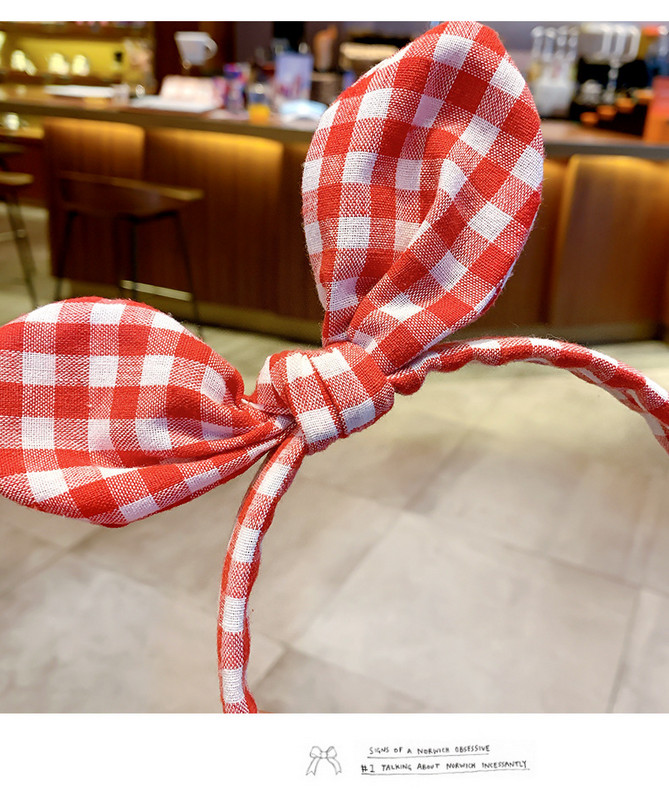 2023 Coreeană drăguț urechi de iepure pentru copii bentiță pentru cap pentru fete pentru copii, pentru cap de păr, cu cerc, accesorii pentru banda, pentru călci, ornamente