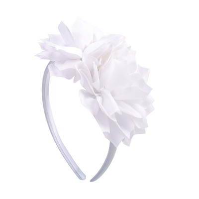 3,7 hüvelykes nagy virágos fejpánt gyerekeknek lányoknak tömör haj karika Grosgrain szalag baba kézzel készített hajkiegészítők ajándékok