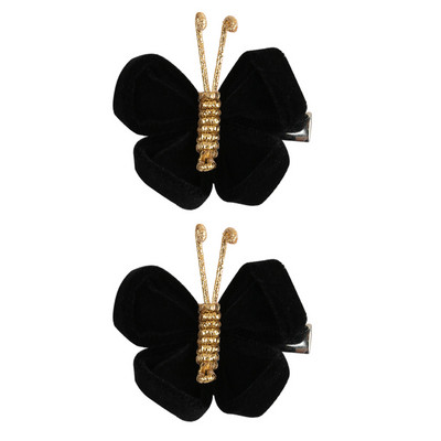 2vnt./rinkinys Spalvingi drugelių plaukų segtukai vaikams Mergaitėms aksominiai plaukų segtukai kūdikiams, mielos plaukų rankenėlės barrettes plaukų aksesuarai