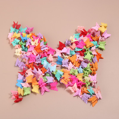 80PCS Veleprodaja Frosted Butterfly Kosa za kosu Djevojke Kandže za kosu Ženske ukosnice sFor Baby Mali šareni set dodataka za kosu