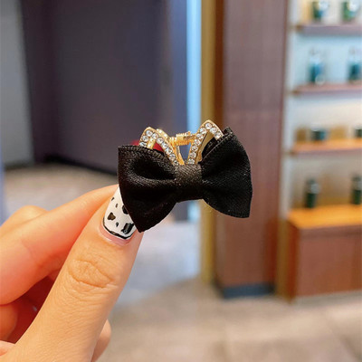 Slatki kamenčići Mačje uši Zečje uši Kandže za kosu Mini dvostrane kopče za kosu s mašnom Dodaci za ukosnice korejske krunske princeze