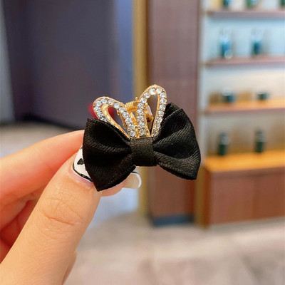 Slatki kamenčići Mačje uši Zečje uši Kandže za kosu Mini dvostrane kopče za kosu s mašnom Dodaci za ukosnice korejske krunske princeze