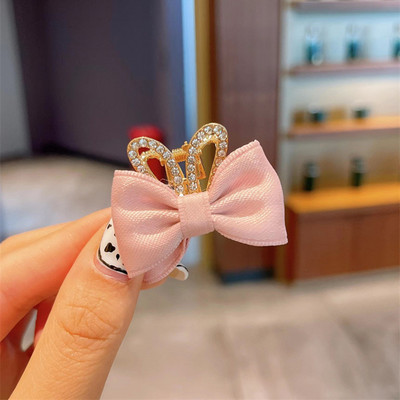 Slatki kamenčići Mačje uši Zečje uši Kandže za kosu Mini dvostrane kopče za kosu s mašnom Dodaci za ukosnice korejske krunske princeze