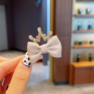 Slatki kamenčići Mačje uši Zečje uši Kandže za kosu Mini dvostrane kopče za kosu s mašnom Dodaci za ukosnice korejske krunske princeze