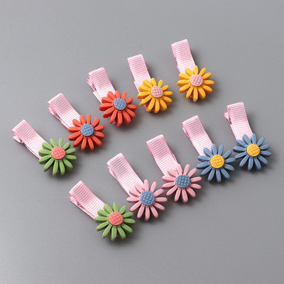 Aranyos Rajzfilmek Hajcsipesz Szett Lány Kiegészítők Lány Hajgumik Csík Gyümölcs Virág Állat Hajtűk Fejfedők Aranyos haj kiegészítők