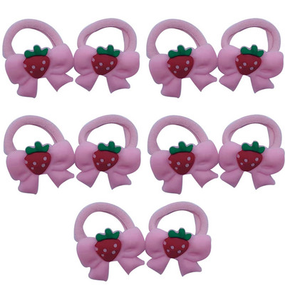 10 DB Rajzfilm nyúl szivárvány hercegnő fejfedő gyerekek nejlon rugalmas hajpántok gyermek nyakkendő lányok kiegészítők baba fejdísz