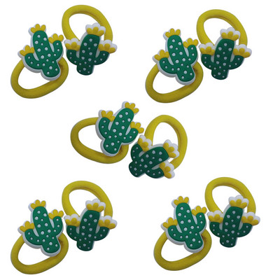 10 DB Rajzfilm nyúl szivárvány hercegnő fejfedő gyerekek nejlon rugalmas hajpántok gyermek nyakkendő lányok kiegészítők baba fejdísz