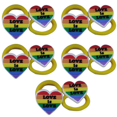 10 DB Rajzfilm nyúl szivárvány hercegnő fejfedő gyerekek nejlon rugalmas hajpántok gyermek nyakkendő lányok kiegészítők baba fejdísz