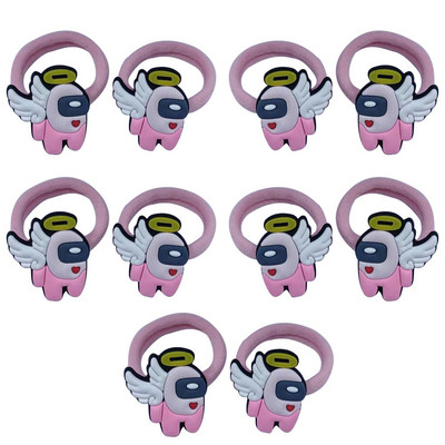 10 DB Rajzfilm nyúl szivárvány hercegnő fejfedő gyerekek nejlon rugalmas hajpántok gyermek nyakkendő lányok kiegészítők baba fejdísz