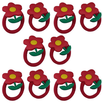 10 DB Rajzfilm nyúl szivárvány hercegnő fejfedő gyerekek nejlon rugalmas hajpántok gyermek nyakkendő lányok kiegészítők baba fejdísz