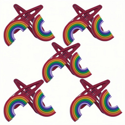 10 DB Rajzfilm nyúl szivárvány hercegnő fejfedő gyerekek nejlon rugalmas hajpántok gyermek nyakkendő lányok kiegészítők baba fejdísz