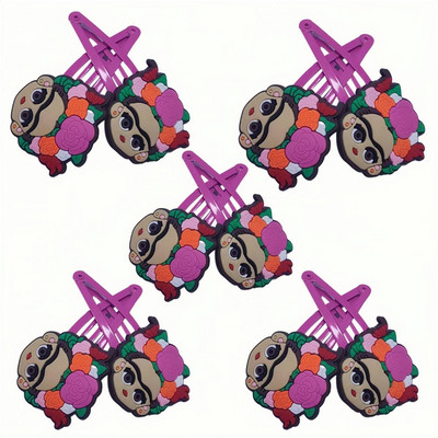 10 DB Rajzfilm nyúl szivárvány hercegnő fejfedő gyerekek nejlon rugalmas hajpántok gyermek nyakkendő lányok kiegészítők baba fejdísz