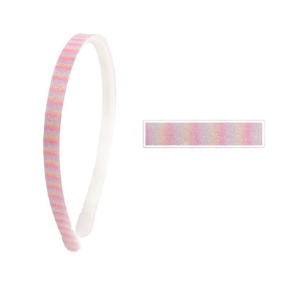 3 buc 1 cm lățime bricolaj bentiță multicoloră curcubeu cu sclipici pentru femei bentiță pentru femei bentiță pentru păr pentru fete accesorii pentru păr din rășină