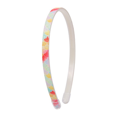 3 buc 1 cm lățime bricolaj bentiță multicoloră curcubeu cu sclipici pentru femei bentiță pentru femei bentiță pentru păr pentru fete accesorii pentru păr din rășină