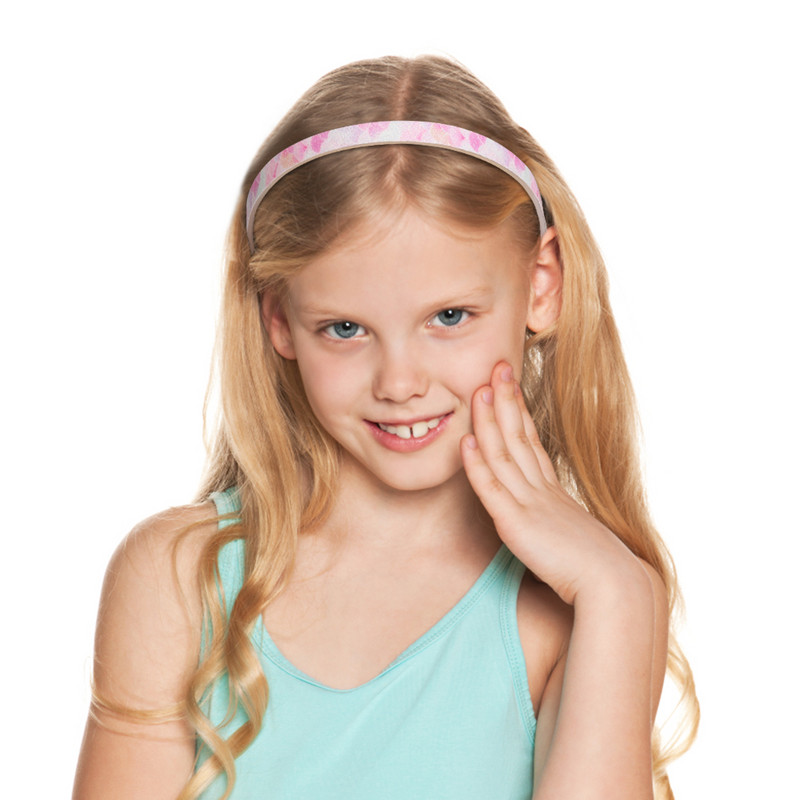 3 buc 1 cm lățime bricolaj bentiță multicoloră curcubeu cu sclipici pentru femei bentiță pentru femei bentiță pentru păr pentru fete accesorii pentru păr din rășină