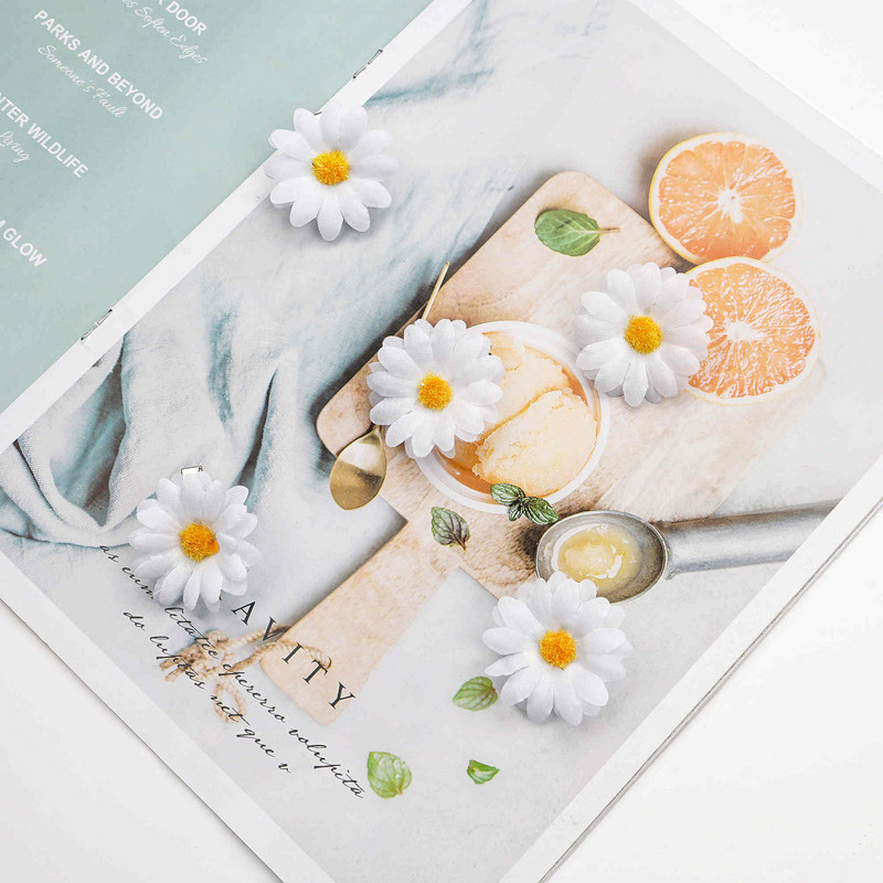 20 DB Női divat Virág Hajcsat Ajándék Homokos Beach Színes, kézzel készített pillangós orchidea hajkiegészítők nyaraláshoz