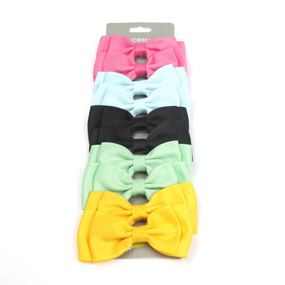 10kom/komplet dječja Grosgrain vrpca Pune mašne za kosu sa kopčom Za djevojčice Koje za kosu Ukosnice Ukosnice Pokrivala za glavu Dječji dodaci za kosu
