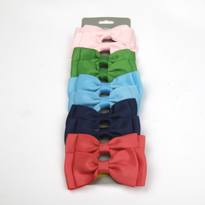 10kom/komplet dječja Grosgrain vrpca Pune mašne za kosu sa kopčom Za djevojčice Koje za kosu Ukosnice Ukosnice Pokrivala za glavu Dječji dodaci za kosu