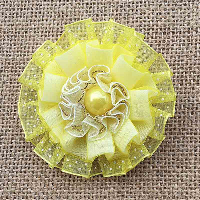 2gab Matu aksesuāri Matu sprādzes Matu sprādzes Matu sprādzes Eleganta Lentes imitācijas pērle Polka dot Ziedi matu lente Svētku dāvanas