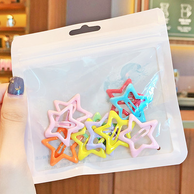 10/20 kom/set Dječje slatke boje Geometrijske voćne zvijezde Ukrasi Koje za kosu Djevojčice Lijepe sjajne ukosnice Dječji dodaci za kosu