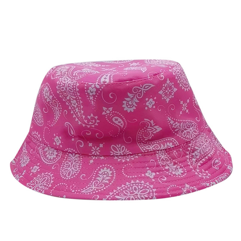 Unisex Fashion Casual Plant Caju Print Umbrelă de soare Pălărie de găleată Obțineți pălării de pescar pentru bărbați