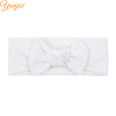 1PC 2023 Klasična vezana baršunasta mašna za kosu, traka za glavu za djevojčice Chic ručno rađeni DIY dodaci za kosu Novodošlo Pokrivala za glavu na veliko