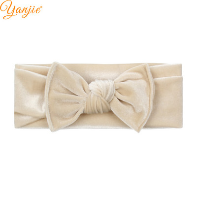 1PC 2023 Klasična vezana baršunasta mašna za kosu, traka za glavu za djevojčice Chic ručno rađeni DIY dodaci za kosu Novodošlo Pokrivala za glavu na veliko