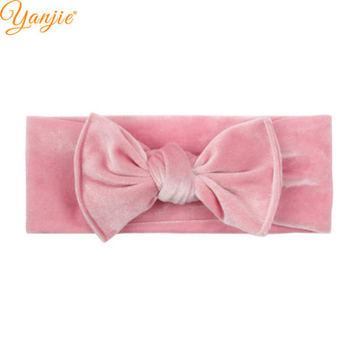 1PC 2023 Klasična vezana baršunasta mašna za kosu, traka za glavu za djevojčice Chic ručno rađeni DIY dodaci za kosu Novodošlo Pokrivala za glavu na veliko