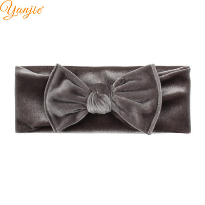 1PC 2023 Klasična vezana baršunasta mašna za kosu, traka za glavu za djevojčice Chic ručno rađeni DIY dodaci za kosu Novodošlo Pokrivala za glavu na veliko
