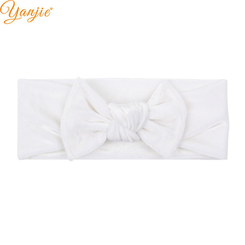1PC 2023 Klasična vezana baršunasta mašna za kosu, traka za glavu za djevojčice Chic ručno rađeni DIY dodaci za kosu Novodošlo Pokrivala za glavu na veliko