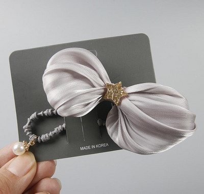 Vrpca od šifona Velike mašne za kosu Dodaci za kosu za djevojčice Kose za kosu za korejske princeze ženska pokrivala s ukosnicama Ukrasi za kosu J24