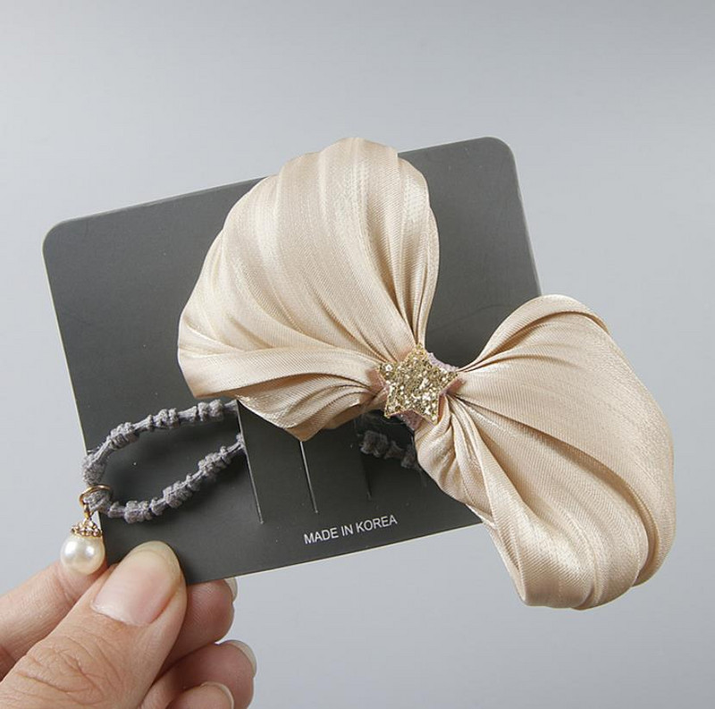 Vrpca od šifona Velike mašne za kosu Dodaci za kosu za djevojčice Kose za kosu za korejske princeze ženska pokrivala s ukosnicama Ukrasi za kosu J24