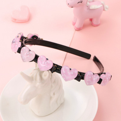 Aranyos rajzfilm haj fejpánt női fonott haj műtárgy többrétegű üreges frufru formázó hajtű gyermek női kiegészítők