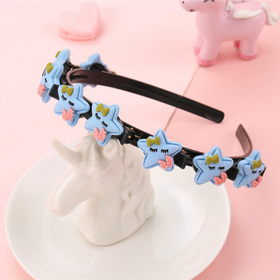 Aranyos rajzfilm haj fejpánt női fonott haj műtárgy többrétegű üreges frufru formázó hajtű gyermek női kiegészítők