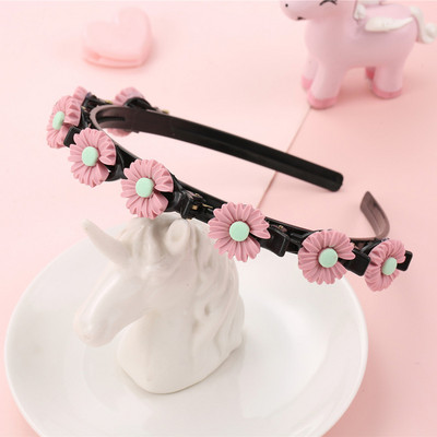 Aranyos rajzfilm haj fejpánt női fonott haj műtárgy többrétegű üreges frufru formázó hajtű gyermek női kiegészítők