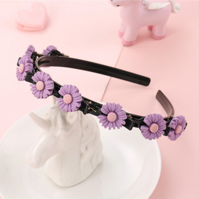 Aranyos rajzfilm haj fejpánt női fonott haj műtárgy többrétegű üreges frufru formázó hajtű gyermek női kiegészítők