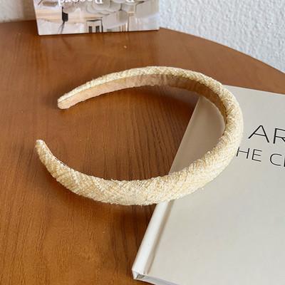 Elegantiškos Twist galvos juostos mergaitėms Retro turbanas prancūziškos galvos juostos plačios galvos juostos Moteriškos galvos lankelis Madingi Tiara plaukų aksesuarai