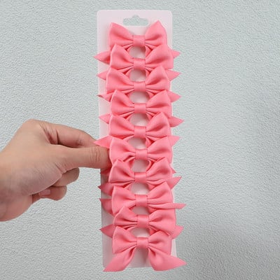 10 db/szett 3 hüvelykes egyszínű nejlon masni hajcsat gyerekeknek lányoknak csípős hajtűk butik barrettes fejfedők hajkiegészítők