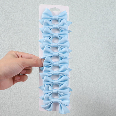 10 db/szett 3 hüvelykes egyszínű nejlon masni hajcsat gyerekeknek lányoknak csípős hajtűk butik barrettes fejfedők hajkiegészítők