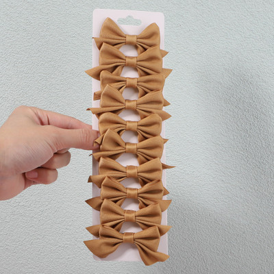 10 db/szett 3 hüvelykes egyszínű nejlon masni hajcsat gyerekeknek lányoknak csípős hajtűk butik barrettes fejfedők hajkiegészítők