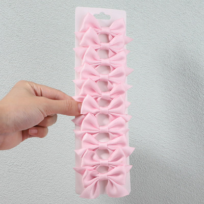 10 db/szett 3 hüvelykes egyszínű nejlon masni hajcsat gyerekeknek lányoknak csípős hajtűk butik barrettes fejfedők hajkiegészítők