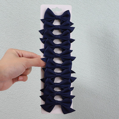 10 db/szett 3 hüvelykes egyszínű nejlon masni hajcsat gyerekeknek lányoknak csípős hajtűk butik barrettes fejfedők hajkiegészítők