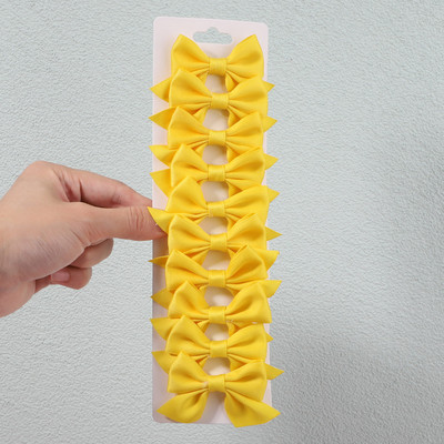 10 db/szett 3 hüvelykes egyszínű nejlon masni hajcsat gyerekeknek lányoknak csípős hajtűk butik barrettes fejfedők hajkiegészítők