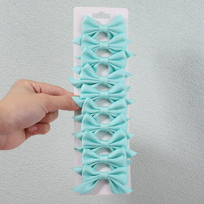 10 db/szett 3 hüvelykes egyszínű nejlon masni hajcsat gyerekeknek lányoknak csípős hajtűk butik barrettes fejfedők hajkiegészítők