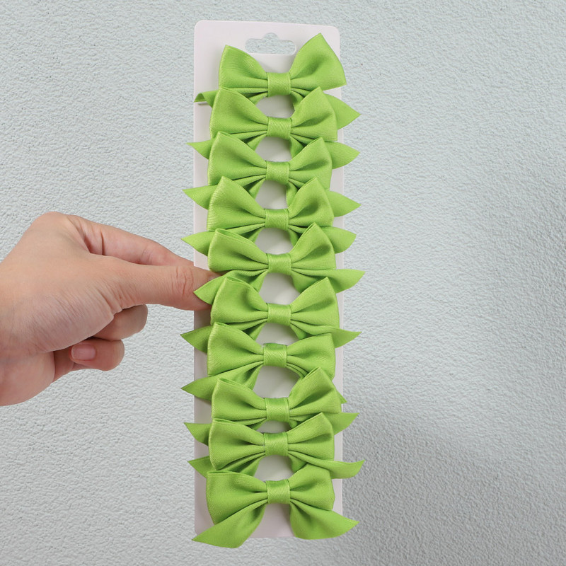 10 db/szett 3 hüvelykes egyszínű nejlon masni hajcsat gyerekeknek lányoknak csípős hajtűk butik barrettes fejfedők hajkiegészítők